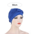 thumbnail image 7 of Travelwant Womens Summer Sleeping Headwrap Beanies Hat Ladies Muslim Turban Cap Solid Color Pre-Cross Chemo Cap for Hair Loss, 7 of 7