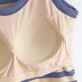 thumbnail image 3 of ClodeEU Women's Striped Scoop Neck Sleeveless Ribbed Tank Top,Casual Slim Fit Basic Camisole Blue,Women's Plus S, 3 of 5