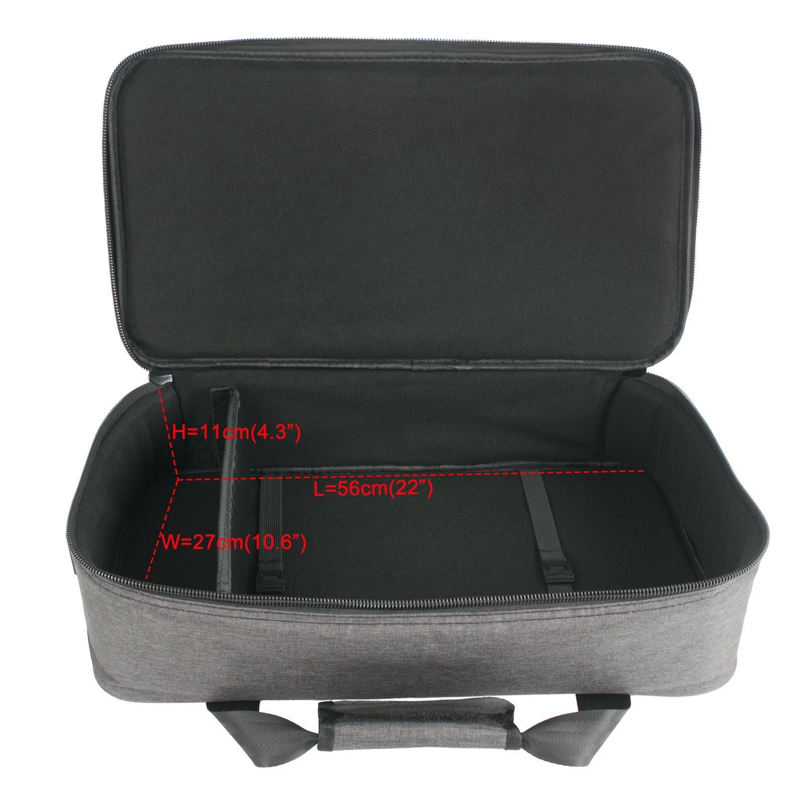 LeeQinersw Guitar Effects Pedal Board Bag Handbag Portable for Stage Studio Performance 36cmx23cmx14cm