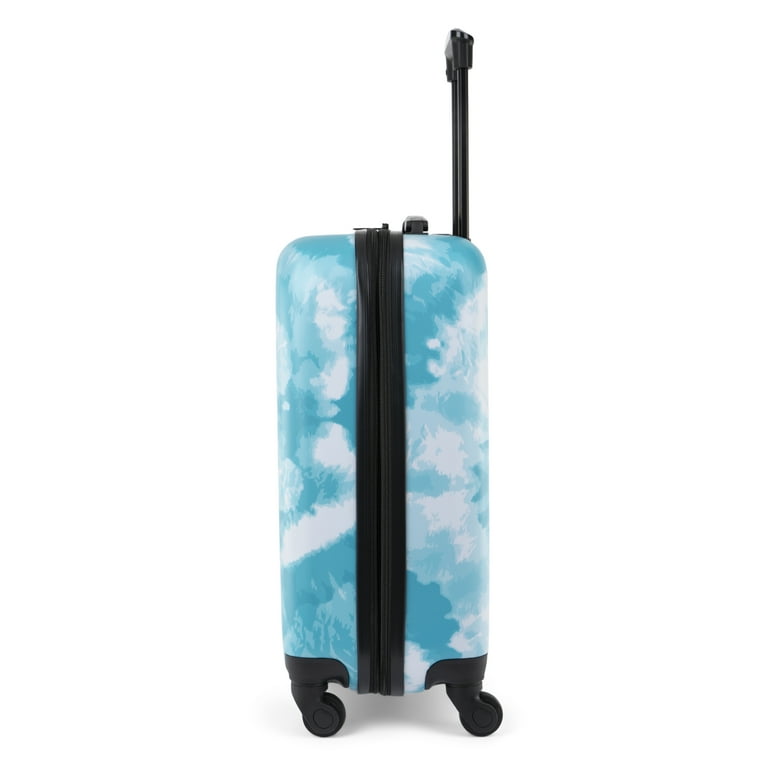 The Rolling Stones Tie Dye Carry on Luggage Blue