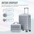 Alvantor 2 Pcs Luggage Set with Combination Lock, 20