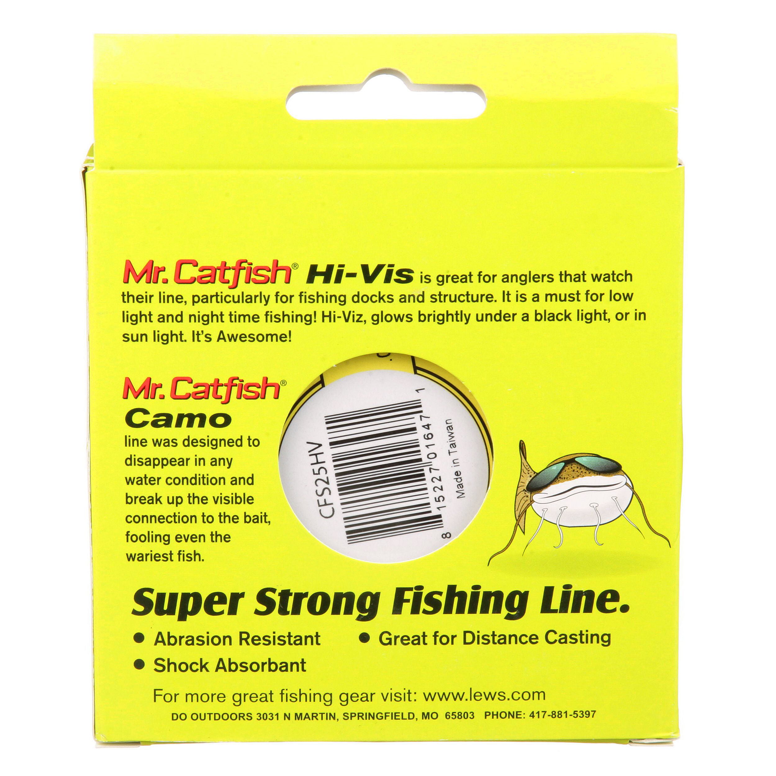 Lew's Mr Catfish Line Filler Spools, 500 Yards 25 lb, HiViz 