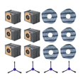thumbnail image 1 of Vacuum Replacement Parts for X10 Pro Omni Robot Vacuum Cleaner Side Brushes with Bristles Dust Bags Mop Pads, 1 of 5