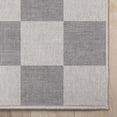 thumbnail image 4 of Well Woven Apollo Square Modern Geometric Grey Flat Pile Easy to Clean 2'3" x 7'3" Runner Rug for Living Room Stairs Hallway and Kitchen, 4 of 6