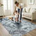 thumbnail image 3 of Ultrug Modern Abstract Rugs Vintage Area Rug Soft Indoor Carpet for Bedroom Living Room Home Decor,6'x9',Blue, 3 of 7