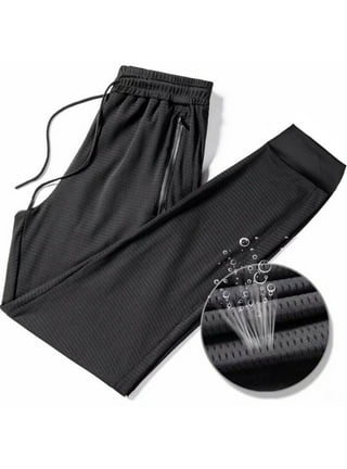  Unisex Ultra High Stretch Quick Dry Pants, Ice Silk Breathable  Casual Drawstring Pants with Pockets (Grey-B,L) : Clothing, Shoes & Jewelry