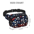 thumbnail image 4 of Easygdp Red Blue White Stars Fanny Packs para Mujeres y Hombres, Bolsa de Cinturón, Bolsos de Cruz para Trabajo/Correr/Senderismo, 4 of 8