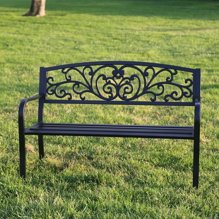 Davee Furnture Metal Garden Bench