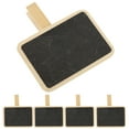 thumbnail image 3 of 10 mini pizarras rectangulares con clip de madera para mensajes., 3 of 7