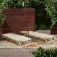 thumbnail image 3 of Noble House Chaise Longue en Bois d'Acacia Extérieur, 3 of 5