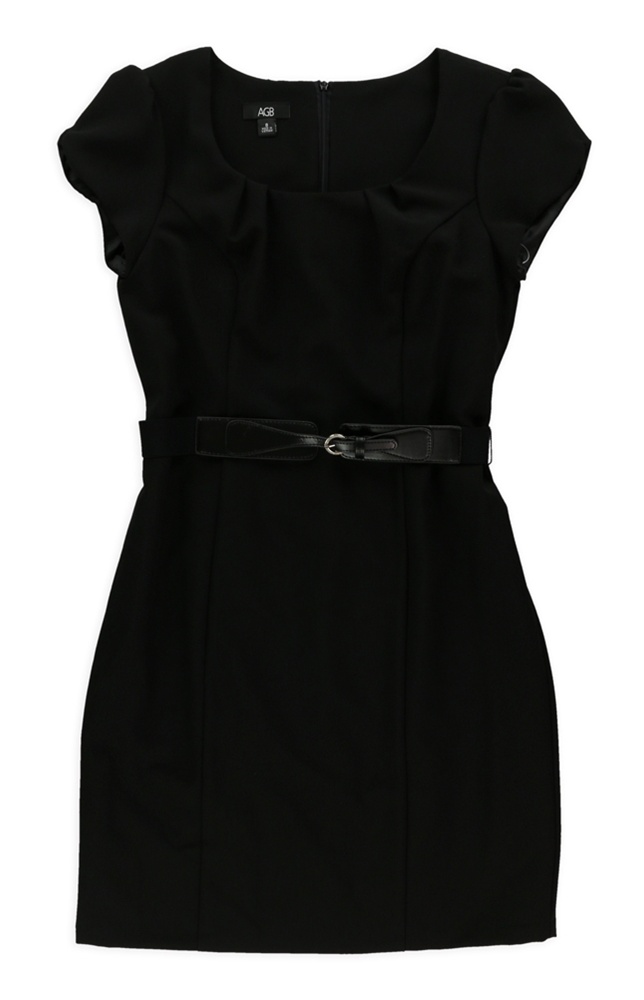 belted sheath dress