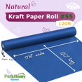 thumbnail image 2 of Rollo de papel kraft azul PH PERKHOMY 17.8 cm x 36.6 m, 80 g/m², 2 of 6