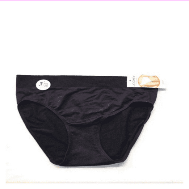 Jockey Jockey Women's Modern Micro Seamfree Hi Cut Panties 5/Black