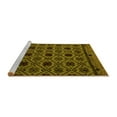 thumbnail image 2 of Ahgly Company Machine Washable Indoor Square Abstract Yellow Modern Area Rugs, 8' Square, 2 of 4