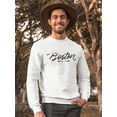 thumbnail image 2 of Boston Modern  Sweatshirt Men -Image by Shutterstock, Male Small, 2 of 4