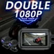 thumbnail image 1 of Dual 1080P Motocicleta DVR Impermeable Moto Cámara WiFi GPS Dash Cam Frontal Trasera Conducción Video Grabadora Caja Negra, 1 of 5