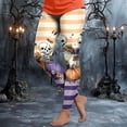 thumbnail image 2 of mgoYE Halloween Sweat Pants Women High Waisted Stretchy Soft Holiday Patterned Tights Workout Yoga Pants Women Legging Size M, 2 of 7