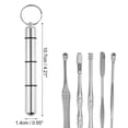 thumbnail image 4 of Unique Bargains 10Pcs Earwax Cleaning Tool Kit Portable Stainless Steel Silver Tone, 4 of 7