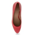 thumbnail image 4 of Aerosoles Betsy Women's Leather Dress Pumps Color: Navy Size: 8 WIDE, 4 of 4