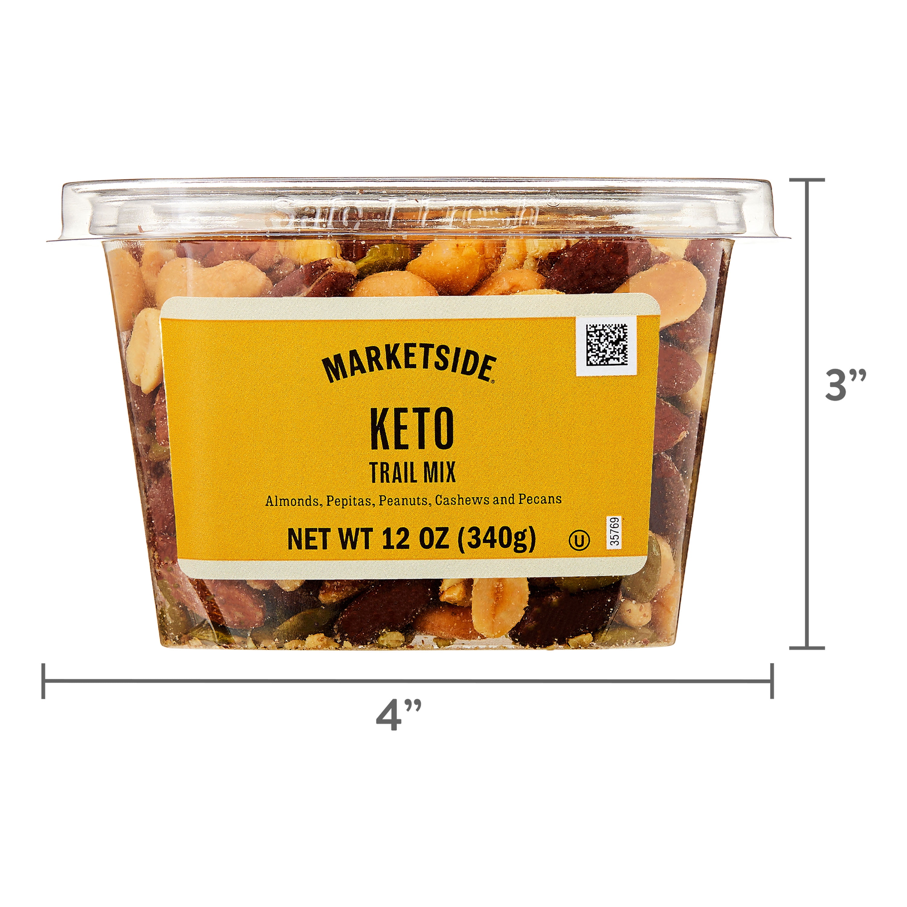 Marketside Keto Trail Mix, 12 oz Tub - Walmart.com