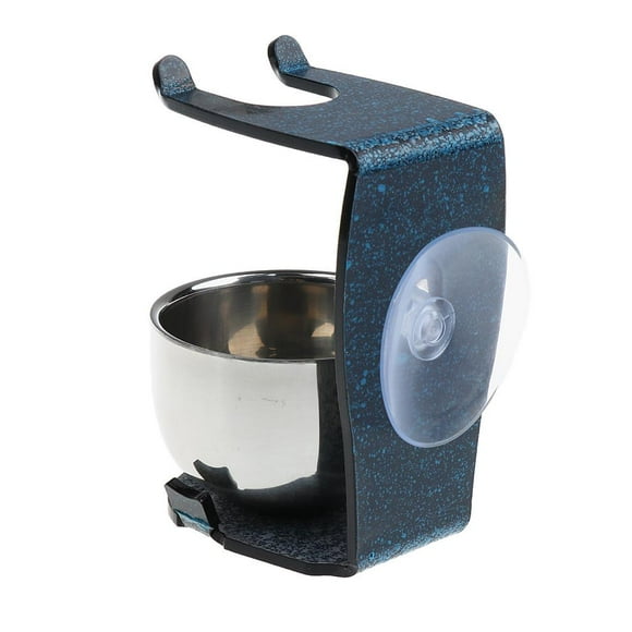 de Brochas de Afeitar con Soporte de Acrílico para Cuenco de Jabón de material acero Inoxidable para Hombres Salvador Shave Bowl Kit