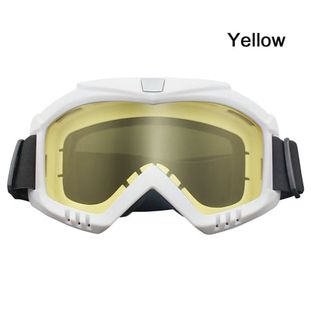 New Winter Windproof Lens Frame Outdoor Sports Eyewear Glasses Moto Cycling Ski Goggles Snowboard YELLOW