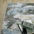 thumbnail image 5 of Avalon Home Marlowe Washable Distressed Abstract Grey/ Blue Indoor Area Rug, 5 of 13