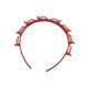 thumbnail image 1 of Qarigey Diadema Unisex Alice para hombre y mujer, banda deportiva para el pelo, aro de Metal, flequillo doble, horquilla para el pelo, accesorio para el Accesorio para el cabello Escarlata, 1 of 1
