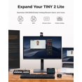 thumbnail image 3 of OBSBOT Tiny 2 Lite 4K Webcam for PC, AI Tracking PTZ Streaming Camera with 1/2" Sensor, Gesture Control, 60 FPS, HDR, Microphones, Web Camera for Desktop Computer, Lapto, 3 of 9