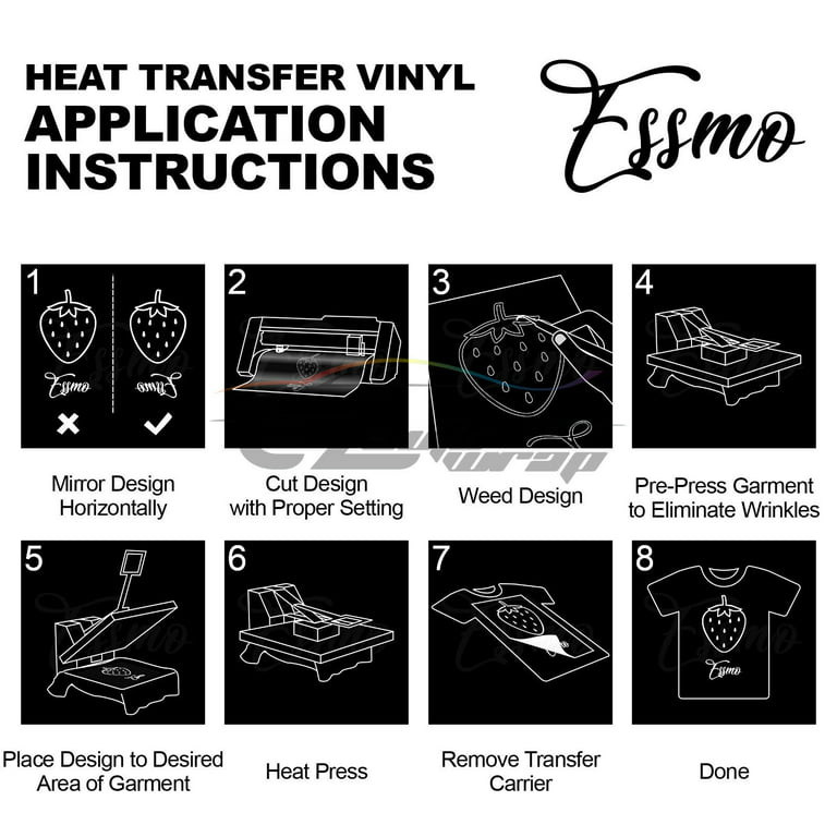 Black Holographic Glitter Heat Transfer Vinyl HTV T-Shirt 20 Iron On Heat  Press