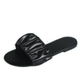 thumbnail image 2 of Sandalias Mujer Zapatillas planas Punta abierta Cómoda Playa Zapatos romanos Flip Flop Wmkox8yii hj789, 2 of 8