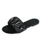 thumbnail image 2 of Sandalias Mujer Zapatillas planas Punta abierta Cómoda Playa Zapatos romanos Flip Flop Wmkox8yii hj789, 2 of 8