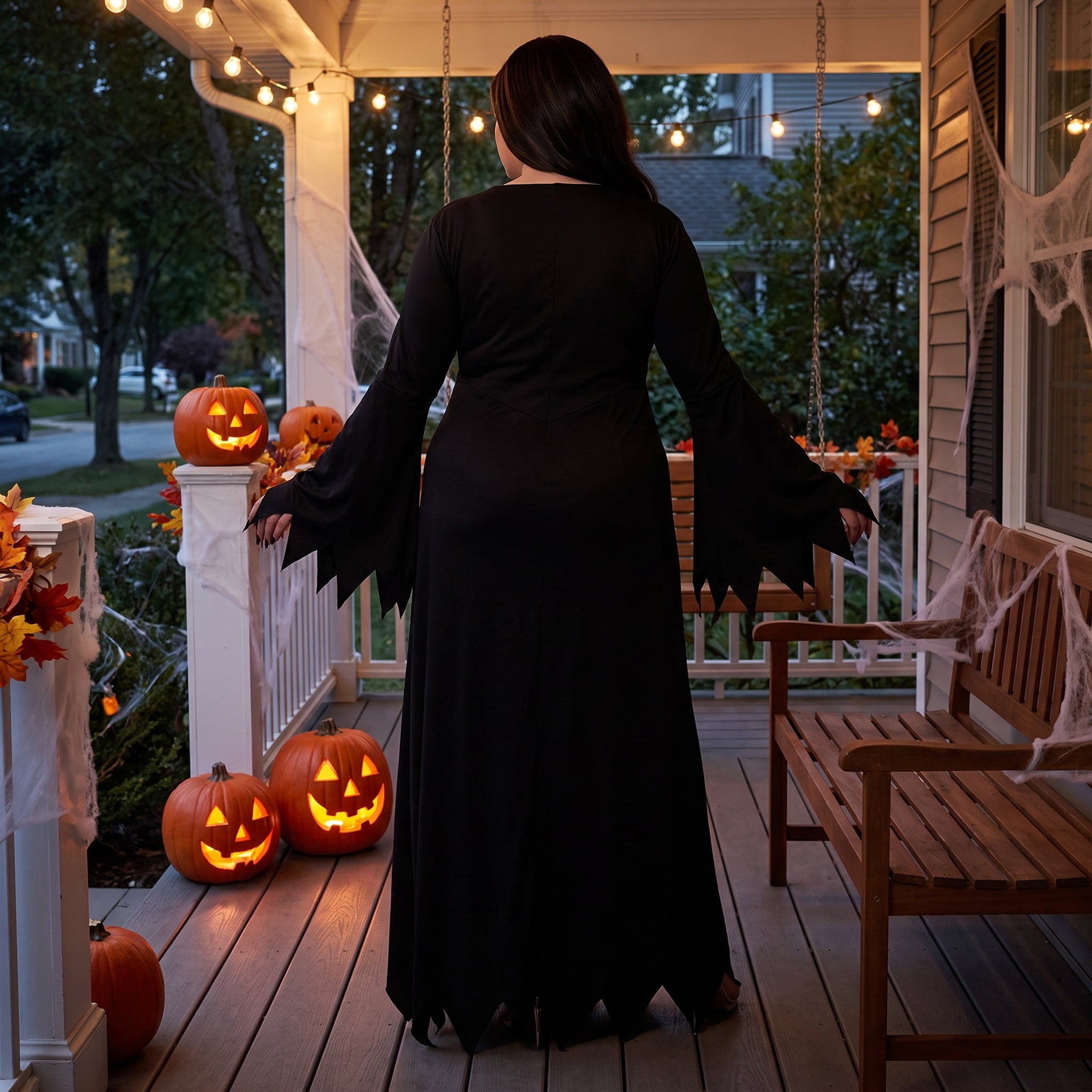 Midnight Beauty Costume Accessory for Adults, Black, 3X (24/26W), Halloween by Way To Celebrate