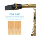 thumbnail image 4 of HAMPPLIES 20Pcs Alto Saxophone Reeds Khaki Color Easy to Install Enhancing Saxophone Musical Performance, 4 of 6