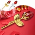 thumbnail image 7 of SLYNSHome Mother's Day Artificial Crystal Red Rose Figurine for Mom or Grandma Glass Flowers Bouquets with Silver Stem for Her Women Birthday Gifts, 7 of 7