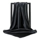 thumbnail image 1 of Nvzi Conjunto de 5 pañuelos de seda negra de 35,43 × 35,43 pulgadas, pañuelo cuadrado de satén suave para mujer, accesorio de moda para el cabello., 1 of 5