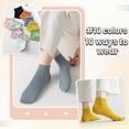 thumbnail image 4 of WoWstyle Women's Athletic Ankle Socks Low-Cut Women's Sock Size 7-8 Female Cushioned Color Socks 10 Pairs, 4 of 9