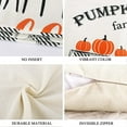 DecorX Fall Pillow Covers 18×18 Inch Set of 4 Fall Decor for Home