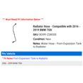 thumbnail image 2 of Radiator Hose - Compatible with 2016 - 2019 BMW 750i 2017 2018, 2 of 3