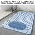 thumbnail image 6 of Hmgxay Multifunctional Bathroom Massage Mat, Non-Slip Suction Cup Shower Mat, Water Resistant Foot Massaging Floor Mat, Versatile and Stylish Bath Drop Resistance Pad(14.2x27.6 Inches), 6 of 8