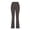 Gray, variant on ABATAB Plus Size ell ottom Office Pants for Women Casual Summer Dress Pants Elastic Waisted Fashion Yoga Work Flare Pants with Pockets