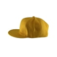 thumbnail image 3 of Top Headwear Flat Bill Adjustable Snapback Cap - Yellow, 3 of 4