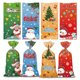 thumbnail image 4 of 50 bolsas de dulces navideños con cuerda, bolsa de regalo de Papá Noel, decoración navideña 2023, bolsas de regalo de Navidad, bolsa de embalaje para galletas navideñas, 4 of 5