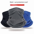 thumbnail image 3 of Unisex Ice Silk UV Protection Face & Neck Gaiter - Quick-Dry, Breathable Sun Shield for Outdoor Cycling, Lightweight Comfort, One Size Fits All (Sand Color, WB-WY-07), 3 of 6