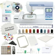 Brother PE900 5" x 7" Embroidery Machine with Exclusive Bonus Bundle including Auto Digitizing Software and More