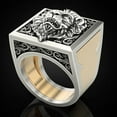 thumbnail image 1 of anillo de hombre de acero inoxidable,anillo vintage hombres oro 925 hip hop anillos para hombres, de moda para hombre,anillo con cabeza y ,anillos de hombre Fernando  anillo de hombre de acero inoxidable, 1 of 8