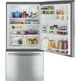 thumbnail image 2 of GE® Energy Star® 24.8 cu. ft bottom-freezer refrigerator model GDE25EYKFS Fingerprint Resistant, 2 of 5