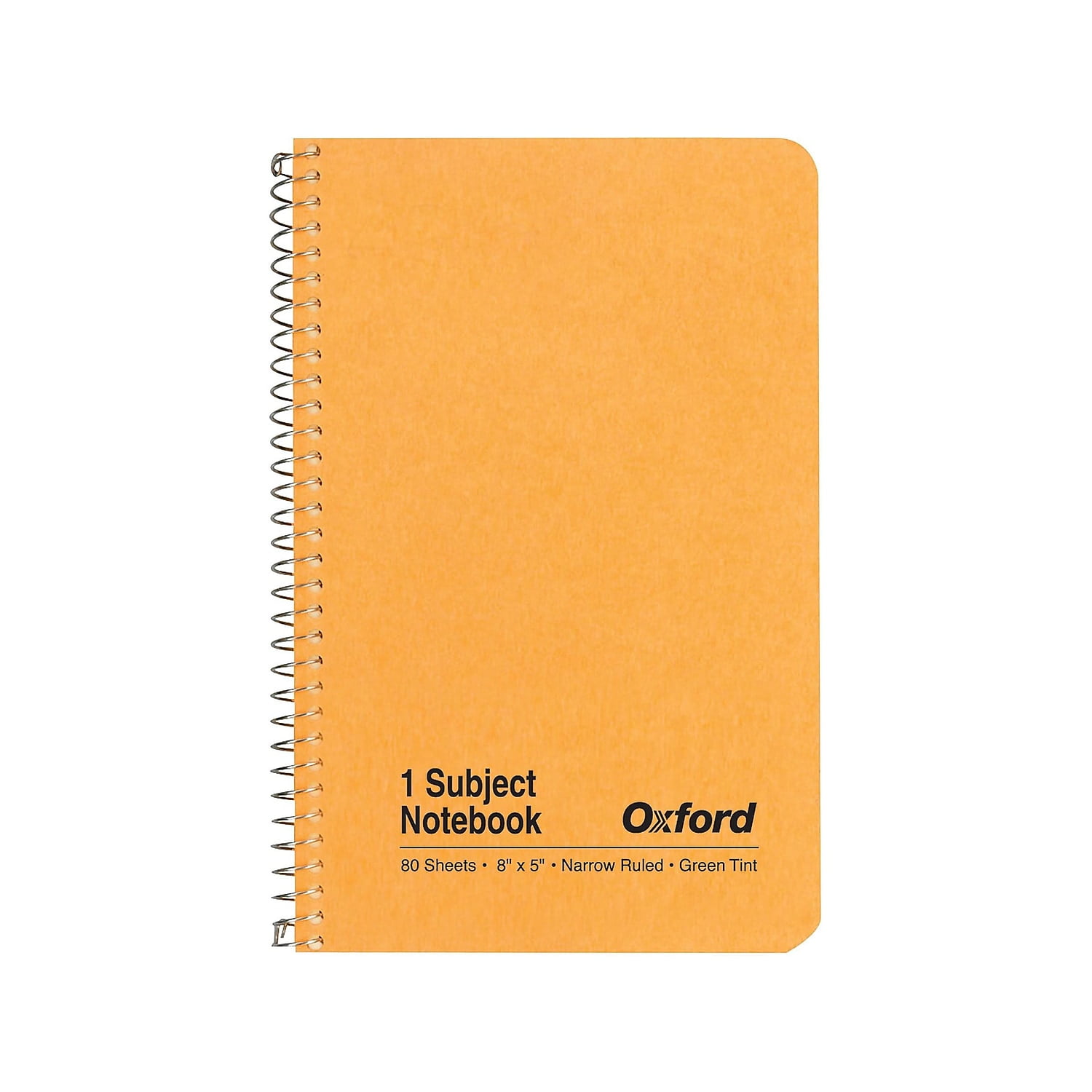 Oxford 1-Subject Notebook 5' x 8' Narrow Ruled 80 Sheets 801068