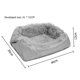 thumbnail image 1 of Alfombrilla para gatos 2 en 1, resistente al agua, para otoño e invierno, cama cálida para perros para el suelo del hogar (gris oscuro) Likrtyny Para estrenar, 1 of 7