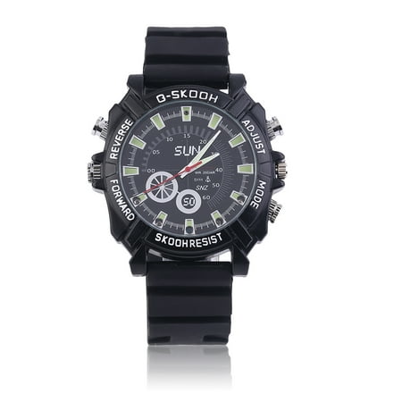 Dvr Hidden Video - MC07B Multifunctional Mini 8GB DVR Waterproof HD 1080P Hidden Watch Camera Night Vision Camcorder